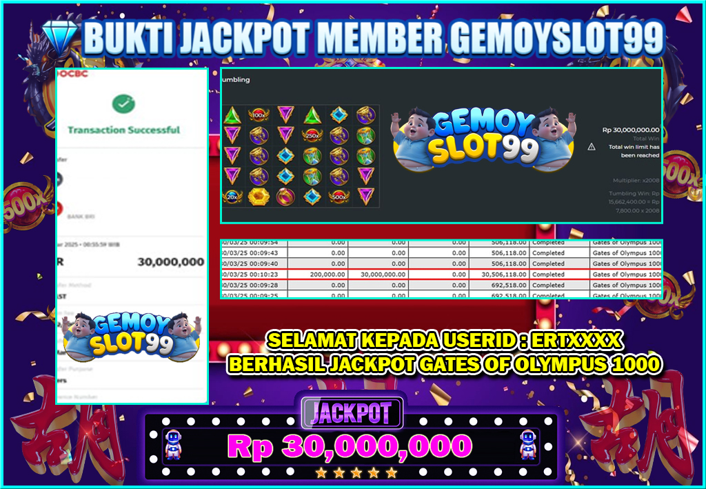 Jackpot Besar Pragmatic Play Gates of Olympus Rp 30.000.000
